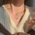 thumbnail image 4 of Lerpwige Silver Plated Minimalist Necklace For Everyday Wear Stackable Fashion Accessory, 4 of 13