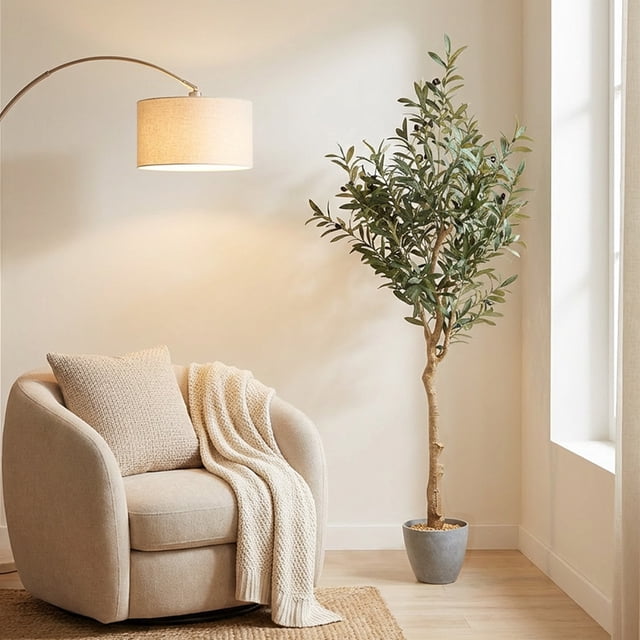 Planta artificial decorativa Artego Olivo grande 180cm para hogar sala comercio oficina
