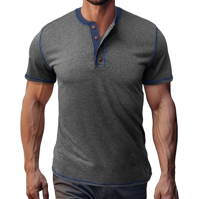 Aqestyerly T-Shirt Rétro pour Hommes, Design Vintage, Col Rond, Manches Courtes, Décontracté et Confortable