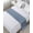 Blue, variant on Bed Runner Scarf King Size, Beige Solid Color Stain Bed Runners & Scarves for Foot of Beds, Aesthetics Contemporary Luxury Decorative Bedding Runner Scarf for Hotel Home Bedroom 94 x20 Inch