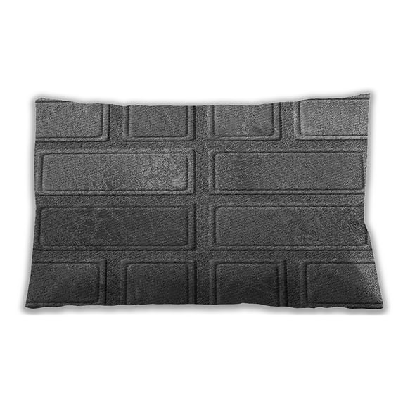 Ahgly Company Outdoor Rectangular Contemporary Lumbar Throw Pillow, 13 inch by 19 inch