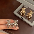 thumbnail image 4 of Eoperou 1 Pair Belt Buckles Cartoon Bear Shape Waist Adjustment Waist Fixed Clips Brooched Skirt Cardigan Pin Pants Waist Stainless Pants Waist Fixers, 4 of 7