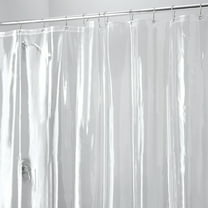 InterDesign 10 Gauge Clear Vinyl Shower Curtain Liner, 72" x 72"