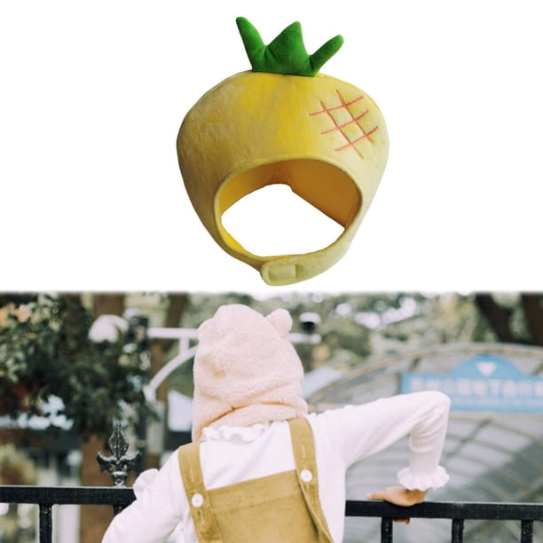 Sombrero De Fruta Naranja De Felpa Para Disfraz – Tocado De Dibujos Animados, Ideal Para Fiestas, Halloween, Cumpleaños Y Sesiones De Fotos