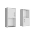 thumbnail image 5 of White Freestanding Bathroom Cabinet with 2 Drawers - Fit in Small Bathroom Areas, 5 of 5