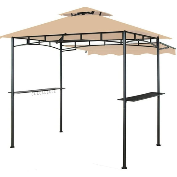 Garden Winds Replacement Canopy Top Cover Compatible with The Charmeleon 2 Tiered 8 x 5 Grill Gazebo - RipLock 350