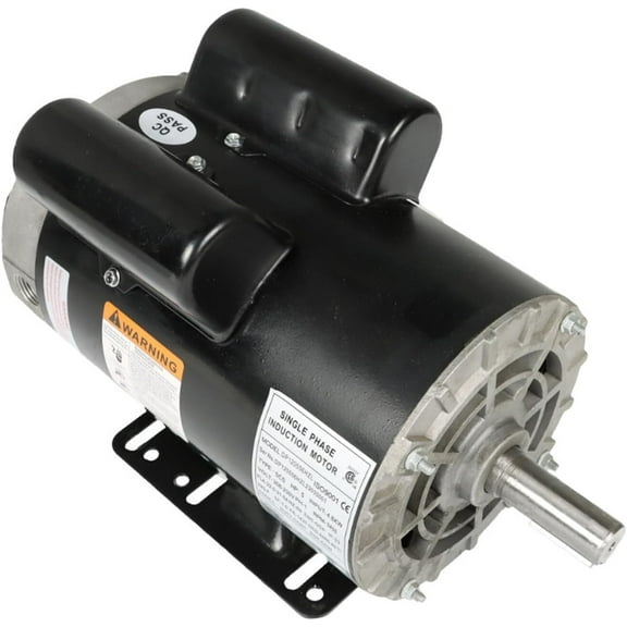 SEBLAFF 5HP Air Compressor Universal Motor 1 Phase 3450 RPM 56HZ Frame 7/8in Shaft 230V