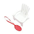 thumbnail image 3 of lionlar Miniature Rocking Chair Festive Scenes Hanging Ornament Photo Props Ornament White, 3 of 9