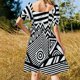 thumbnail image 5 of Vestido de manga corta Midnight Desolation, vestidos de fiesta para mujer, vestidos de novia para fiestas, vestido sensual para mujer, 5 of 7