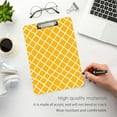 thumbnail image 5 of Plastic Clipboard Acrylic Hanging Clip Board with Gold Low Profile Office School Supplies 12.5x9 Grid Lines, 5 of 9