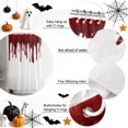 thumbnail image 6 of Shower Curtains for Bathroom-60"x72",Halloween Pattern Waterproof Bath Curtain Grommet Shower Curtain Set with Hooks, 6 of 9