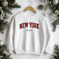 thumbnail image 2 of Women's City Name Letter Print Sweatshirt Letter Print Sweatshirt 1 Pcs Graphic Casual Pullover Sweatshirts - Comfortable Crew Neck, Soft Casual Tops, 2 of 5