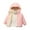 Pink, variant on Kiijoy Boys Padded Jacket Kid's Solid Winter Coat Outerwear, Sizes 18-24M