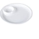 thumbnail image 1 of Juego para servir salsas, bandejas para servir divididas, aperitivos y quesos, plato para servir, plato con compartimento para Pascua, Navidad, merienda-20,1 cm, 1 of 5