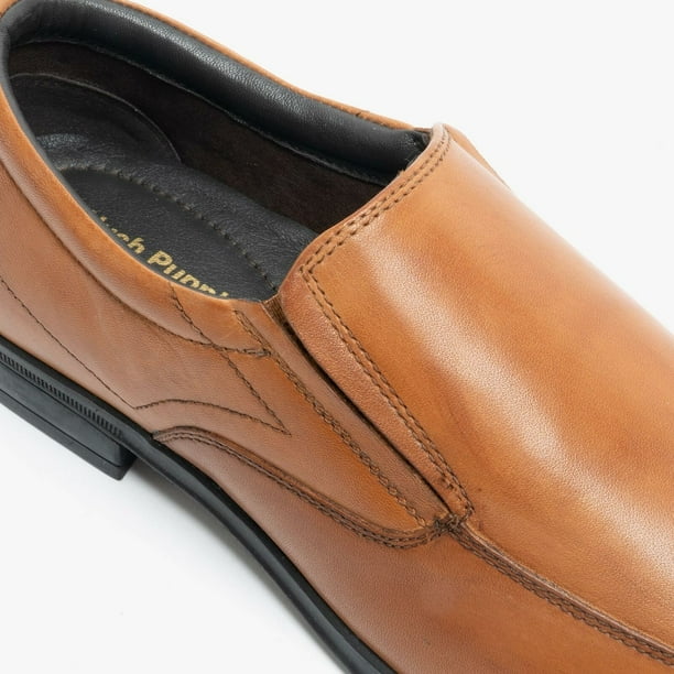 Mens leather best sale slip on shoes