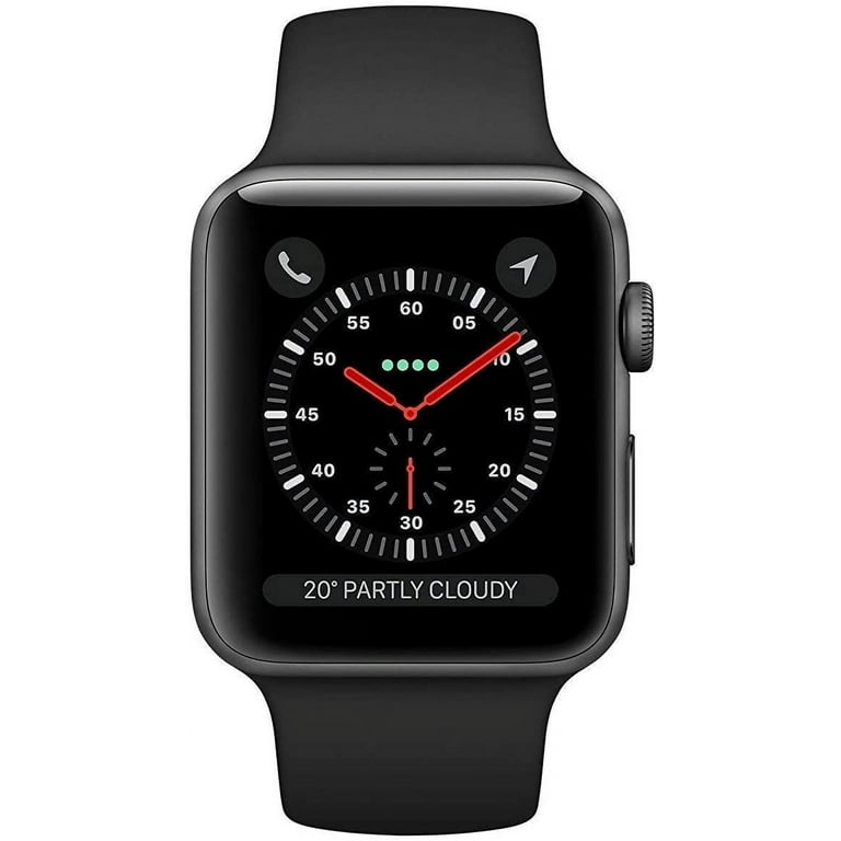 Restored Apple Watch Series 3 (GPS, 38mm) - Space Gray Aluminum