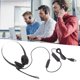 thumbnail image 5 of Auriculares De Servicio Al Cliente, Auriculares USB Retráctiles Plug And Play Volumen Ajustable Para Cursos En Línea, 5 of 7