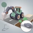 thumbnail image 2 of Set de juguetes de construcción DIY para excavadoras de vehículos de construcción para niños, 2 of 5