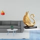 thumbnail image 2 of Escultura de cisne para escritorio, figura de resina, adorno de mesa, arte artesanal, estatua adecuada para decoración del hogar, regalo, boda, fiesta, 2 of 8