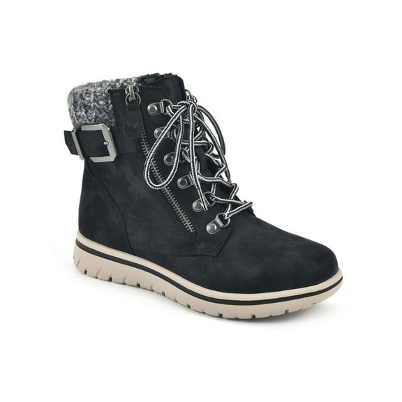 Cliffs by White Mountain Womens Hearty Faux Suede Winter & Snow Boots