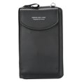 thumbnail image 1 of Cartera de mujer, bandolera, de un solo hombro, para teléfono móvil, monedero largo Cartera de mujer, 1 of 6