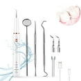 thumbnail image 1 of Electric Dental Calculus Remover, Scraper Plaque Tartar Remover Teeth Cleaning Tools for Dental Calculus, Tartar, Tooth Stains, 3 Adjustable Modes, Powered by USB, 1 of 8