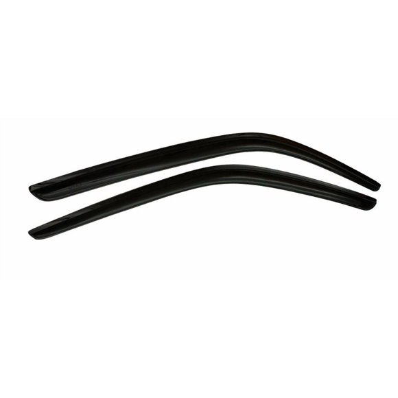 Fits 2014-2021 Ford Transit Connect Auto Ventshade Rainguard 92541 Ventvisor; Aerodynamic Design; Tape-On; Smoke; Acrylic; Set of 2