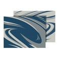 thumbnail image 2 of Faulkner 53007 9 x 12 ft. Blue & Gray Swish Design Reversible Patio Mat, 2 of 2