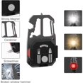 thumbnail image 3 of PCS Mini Luz de Trabajo Portátil 800 Lumen 7 Modos Llavero Linterna Impermeable Luces de Inspección Recargables, con Abrebotellas, Base Magnética, para Camping/Reparación/Emergencia JFHHH pequeña, 3 of 5