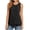 Black-1, variant on Cotton Linen Tank Tops for Womens Sleeveless Round Neck Tiered Layered Shirts Summer Casual Loose Fit Plain Blouses