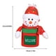 thumbnail image 5 of Bolsa de regalo, soporte para regalo, tarro de caramelo, forro polar multiusos, colgante de Navidad, accesorios para festivales, saco de Kits de decoración para fiestas Forma de muñeco de nieve Bearachild HA069770-03, 5 of 6