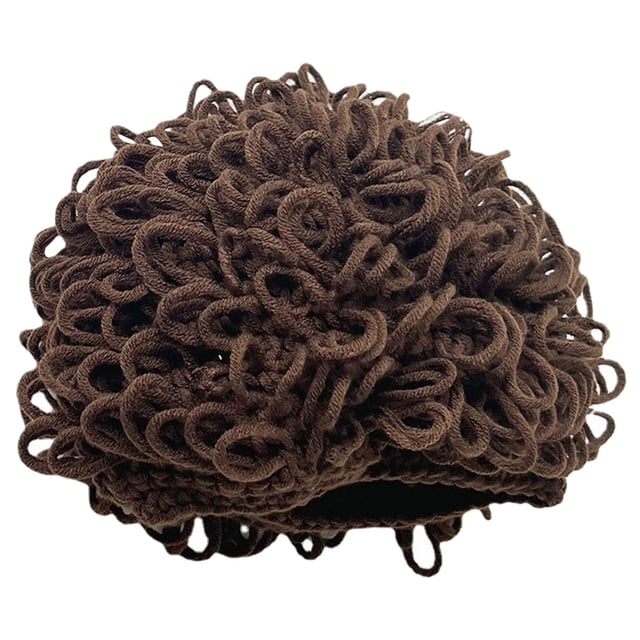 Gorro de invierno para bebé, gorro de lana, gorro de punto para bebé, precioso gorro de peluca para bebé niña y niño