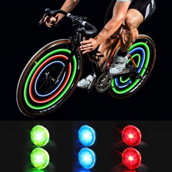 YouYeap Waterproof Bike Wheel Spoke Lights, Easy to Install Bike Lights for Wheels (0.1lbs).