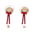 thumbnail image 3 of TeaParty SunHat Wide Brim Straw Boater Hat Women Ribbon Straw Hat Straw Beachs Hat Bows Straw Hat SunHat, 3 of 9