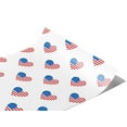 thumbnail image 2 of Rwraps Star Spangled Americana Flag Love Matte Vinyl Film Wrap 59in x 14ft Vinyl Vehicle Car Film, 2 of 9