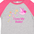 thumbnail image 4 of Inktastic I Love My Daddy Girls Toddler T-Shirt, 4 of 5