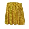 thumbnail image 3 of Lullu Girls Sequin Metallic Skater Skirt Glitter Dance Party Skirts, Sizes 2-18, 3 of 3