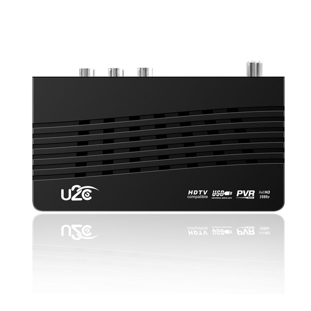 Receptor de señal terrestre digital de alta DVB T2 compatible con H.264 1080P MPEG-2/4 PVR Receptor de caja de TV digital inteligente Enchufe de la UE Sweethay DZ6186-01B