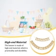 thumbnail image 2 of Easter Bunting Pendant Rabbit Pattern Home Exquisite Easter Themed Ornament Festivals Flags Indoor Outdoor DIY Burlap Craft Banner Festival Pennant Type 3, 2 of 5