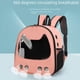 thumbnail image 2 of Bolsa para mascotas, bolsa para gatos, mochila para gatos, bolsa espacial para mascotas, mochila portátil transpirable de PU para perros, suministros de viaje, 2 of 6
