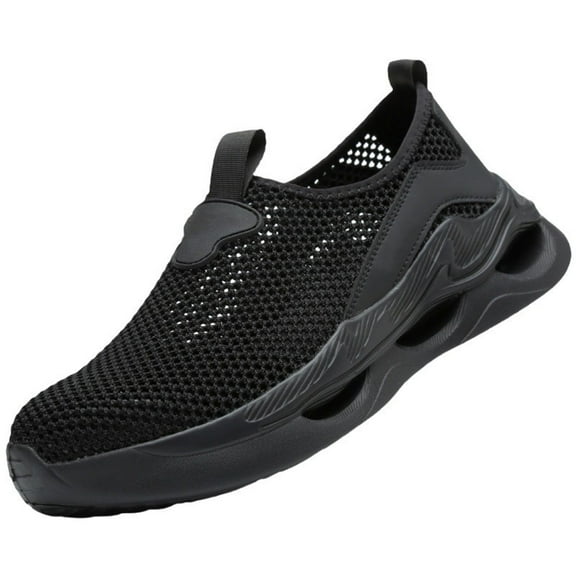 Safety Shoes Lightweight Work Shoes Men Women Protective Shoes Breathable Steel Toe Shoes Summer EU 36-46