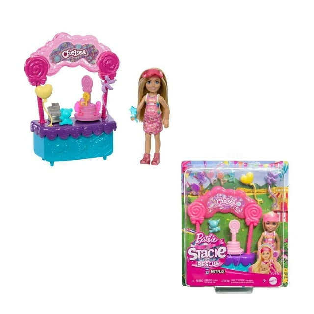 Set de Juego Barbie Stacie al Rescate Chelsea Estación de Dulces