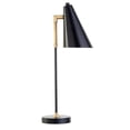 thumbnail image 1 of Henn&Hart 4" Matte Black/Brass Metal Mini Lamp, 1 of 10