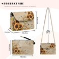 thumbnail image 7 of KUIFORTI Sunflower Crossbody Bag for Women Easy to Carry Leather Cell Phone Women's Shoulder Handbags Durable Small Bag with Removable Chain for Work Shopping, 7 of 7