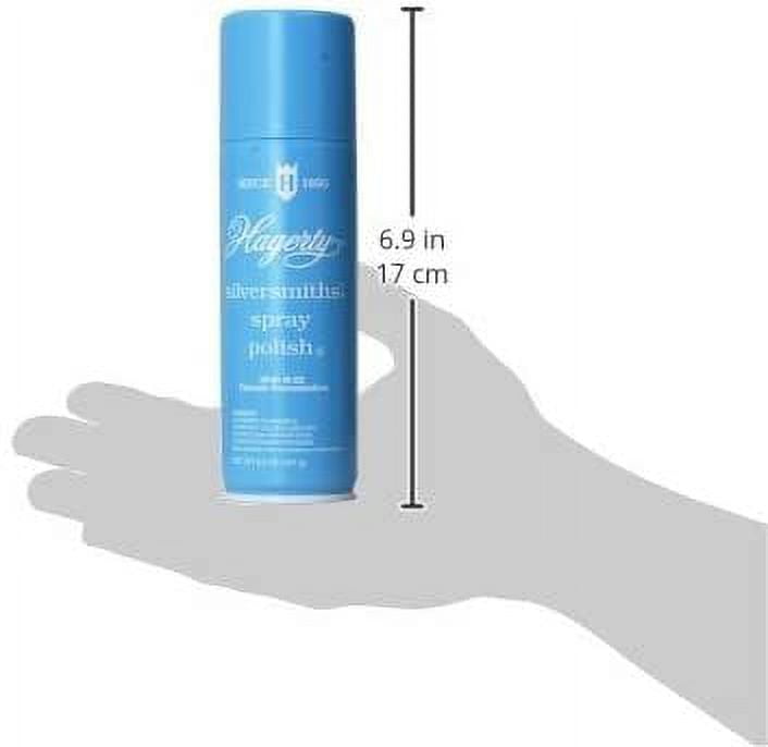Hagerty Silversmiths Aerosol Spray Polish, Unscented 8.5 Oz Pack of 6 — Residential Use, Standard Application