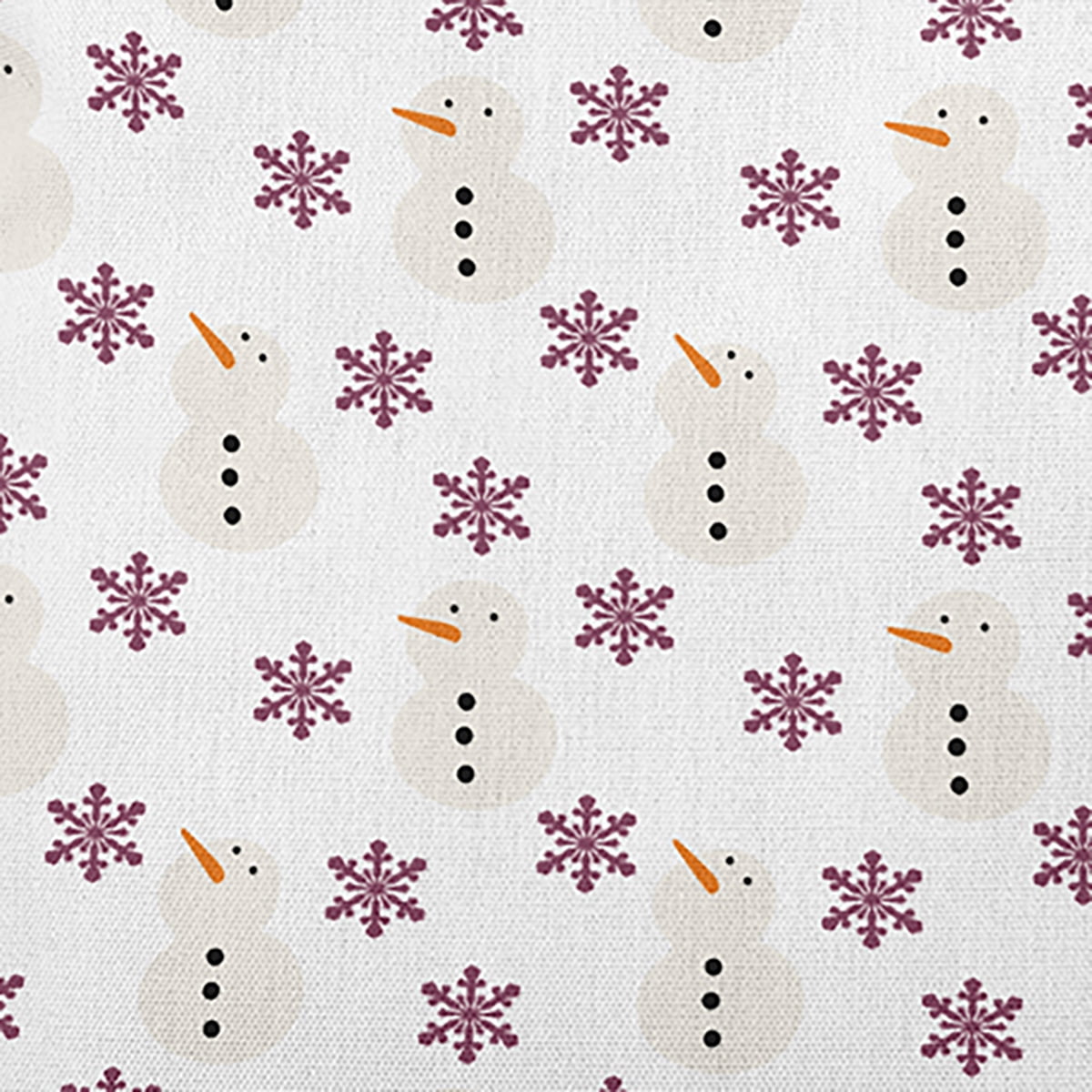 20" x 14" Simply Daisy Snow Men In Snowstorm Polyester Indoor/Outdoor Pillow, Passion Flower Qty 1