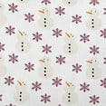 thumbnail image 2 of 26" x 26" Simply Daisy Snow Men In Snowstorm Polyester Accent Pillow, Passion Flower Qty 1, 2 of 3