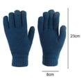 thumbnail image 2 of Guantes de invierno para hombres y mujeres, guantes cálidos para mensajes de texto con pantalla táctil con forro térmico de punto suave, 2 of 5