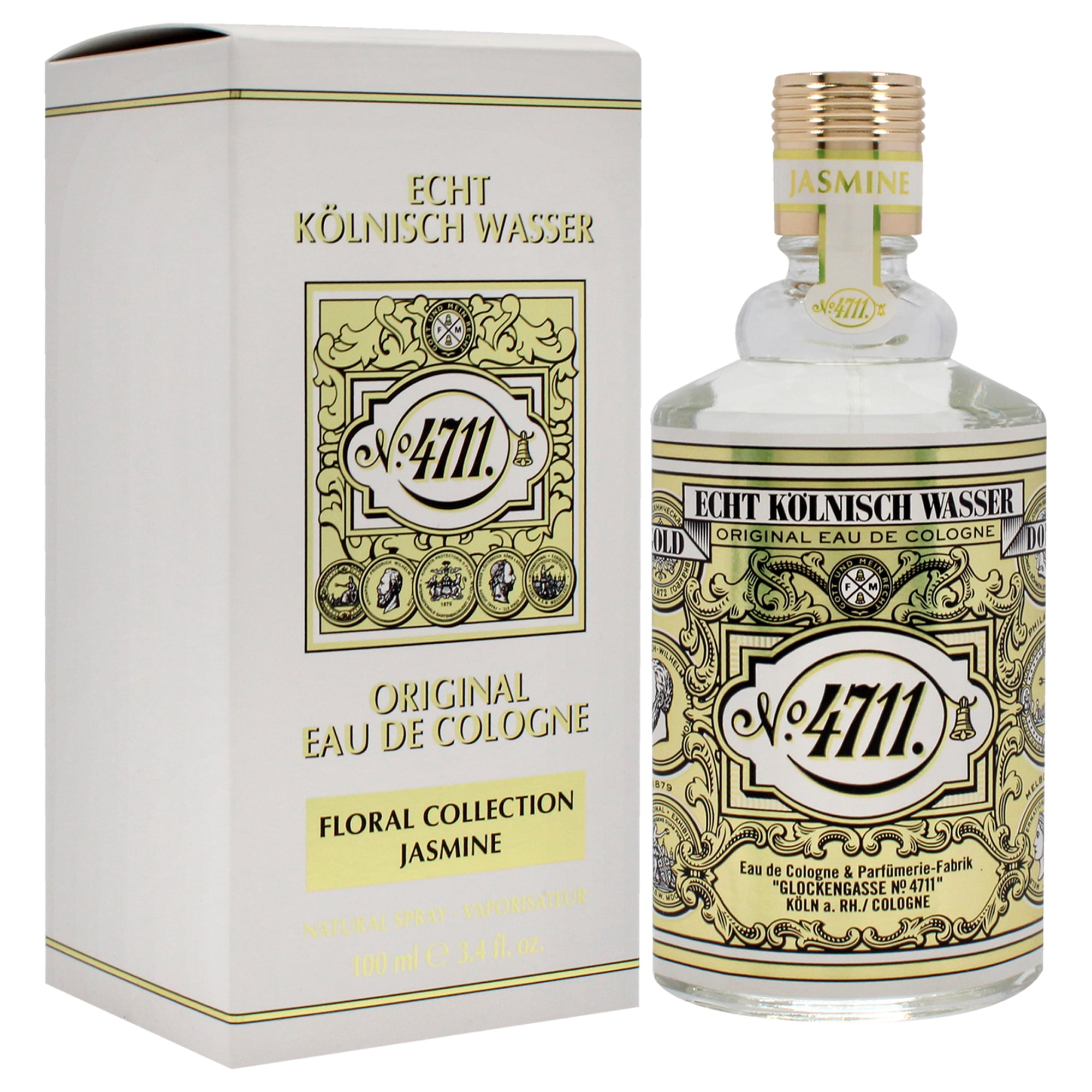 4711 Floral Collection Jasmin by 4711, 3.4oz Eau De Cologne Spray