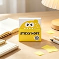 thumbnail image 4 of Cute Fruit Transparent Sticky Notes, Pull Out Clear Sticky Notes Dispenser 80 Sheets Kawaii Desk Stationery, 4 of 9